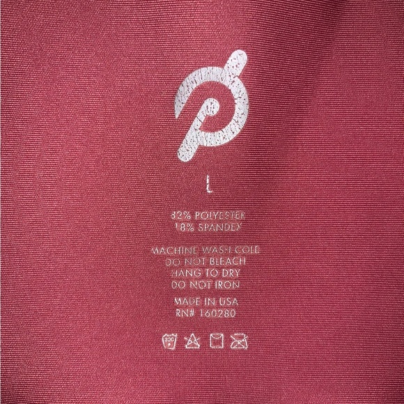 Peloton Cherry Tint Leggings Large - Picture 3 of 4